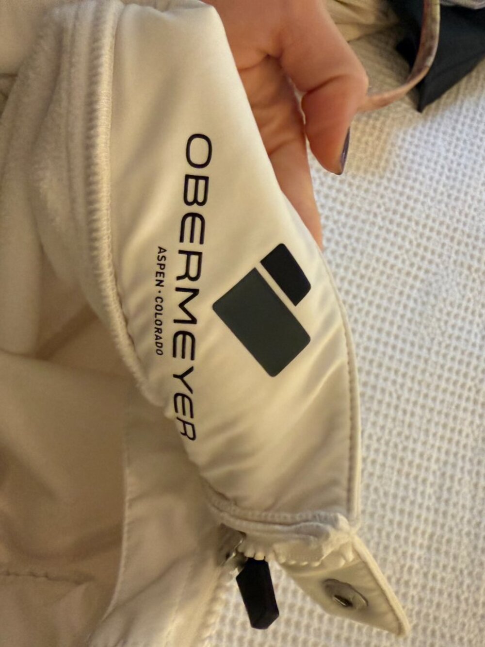 OBERMEYER Softshell Ski Snow Pants with Stirrups - Picture 4 of 8